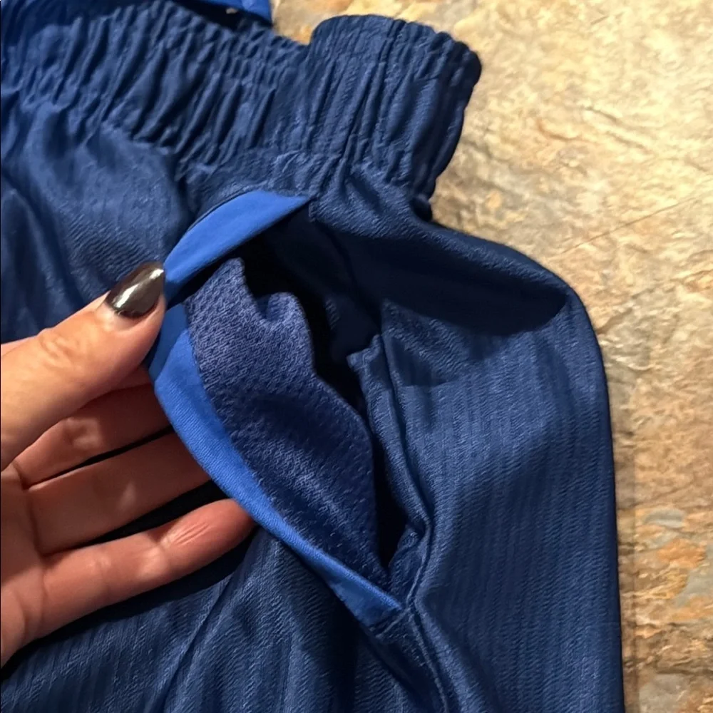 Under Armour Kids' Dual-Tone Blue and Orange Shorts - Picture 8 of 14